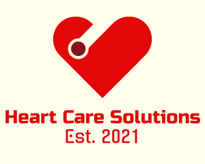 Digital Heart Technology  logo design