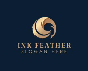 Quill - Quill Feather Author logo design