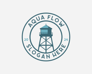 Irrigation - Water Tower Reservoir logo design