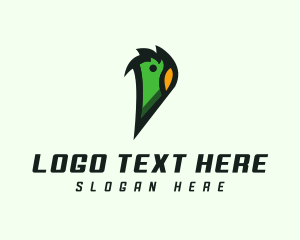 Zoo - Parrot Aviary Letter P logo design