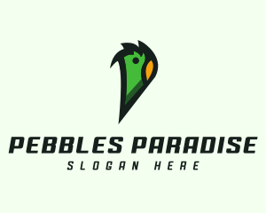 Parrot Aviary Letter P logo design