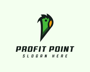 Parrot Aviary Letter P logo design