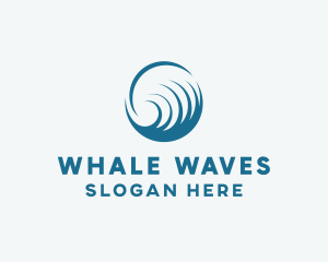 Modern Globe Wave Sphere logo design