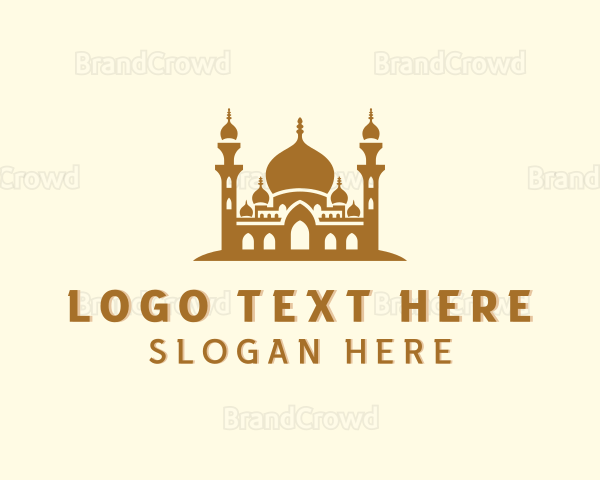 Arabic Mosque Architecture Logo
