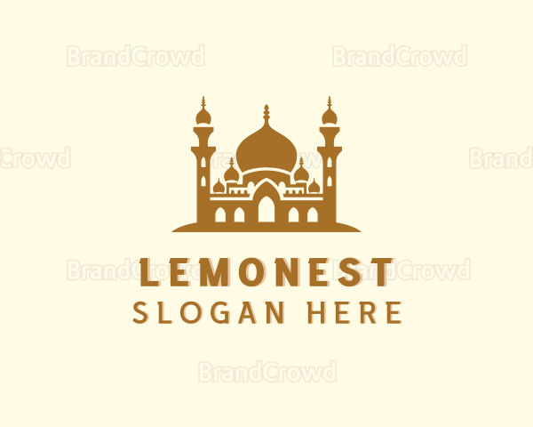 Arabic Mosque Architecture Logo