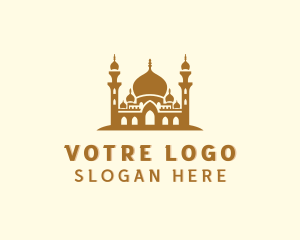 Arabic Mosque Architecture Logo