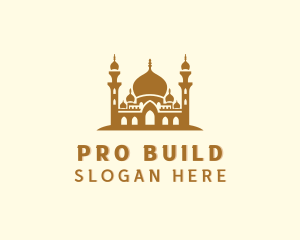 Arabic Mosque Architecture logo design