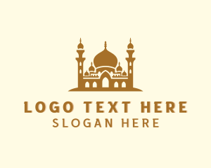 Islam - Arabic Mosque Architecture logo design