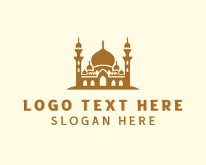 Arabic Mosque Architecture Logo