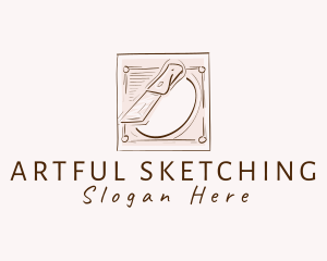 Sketching - Egg Poultry Farm logo design