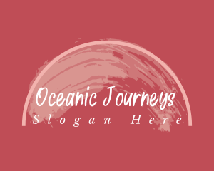 Feminine Watercolor Arch Logo