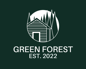 Campsite Nature Woods  logo design