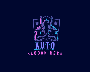 Armor Guard - Knight Armor Gaming logo design