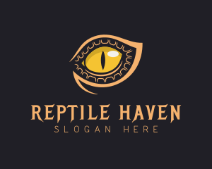 Safari Crocodile Eye logo design