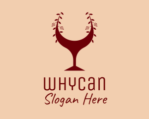 Red Wine Glass Bar Logo