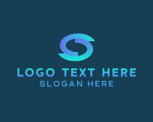 Tech Developer Letter S logo design