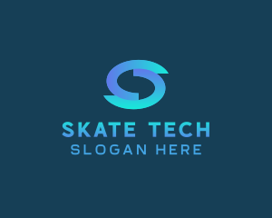 Tech Developer Letter S logo design