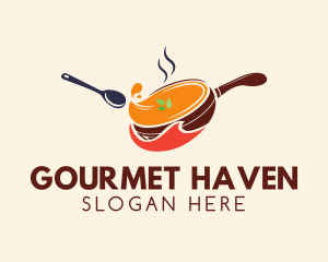 Healthy Vegan Soup Restaurant logo design