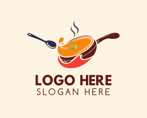 Fine Dining - Healthy Vegan Soup Restaurant logo design