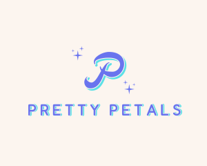 Cursive Shiny Beauty logo design