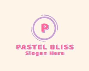 Pastel - Cute Toddler Pastel Daycare logo design