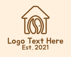 Brown - Coffee Bean House logo design