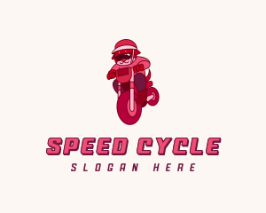 Motorcycle - Motorcycle Sports Dog logo design