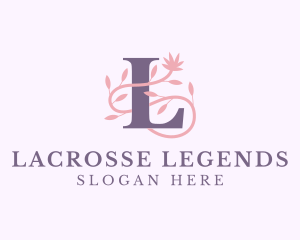 Floral Spa Letter L logo design