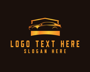 Rideshare - Sports Car Automotive logo design