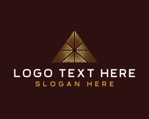Investement - Triangle Pyramid Premium logo design