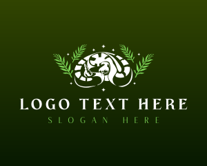 Nature Snake Conservation logo design