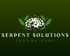 Nature Snake Conservation logo design