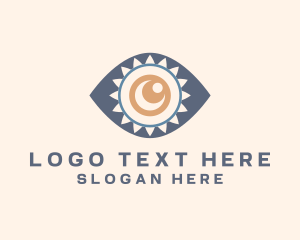 Cosmic - Moon Eye Vision logo design