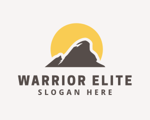 Mountain Peak Hiking Logo