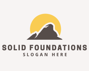 Mountain - Mountain Peak Hiking logo design