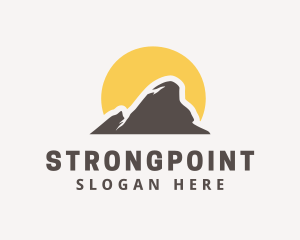 Hiker - Mountain Peak Hiking logo design