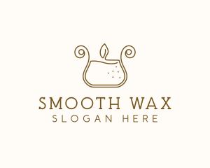 Wax - Wax Candle Spa logo design