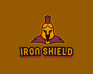 Armor - Spartan Armored  Warrior logo design