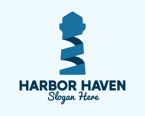 Blue Ribbon Lighthouse  logo design