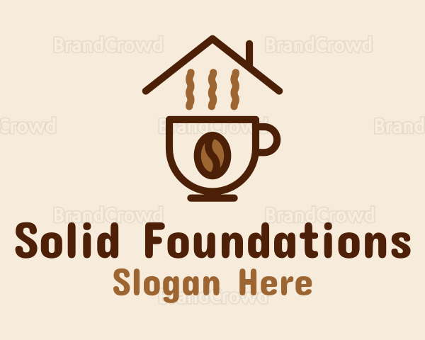 Steamy Coffee Cup Logo