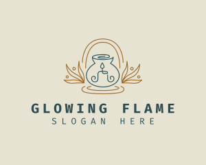 Candle Ornament Decor logo design