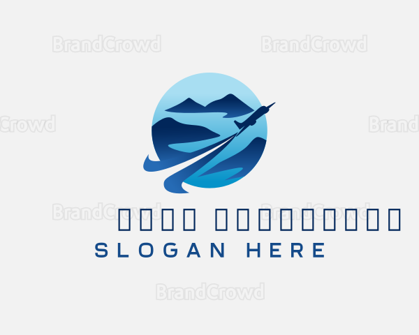 Island Airplane Travel Logo