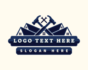 Refurbish - Roof Hammer Repair logo design