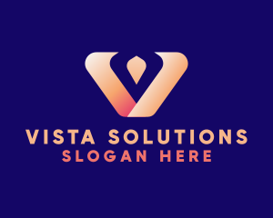 Generic Startup Letter V logo design