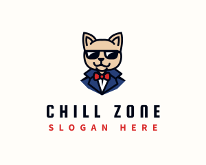 Cool - Cool Sunglass Cat logo design