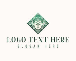 Enlightenment - Mandala Buddha Wellness logo design