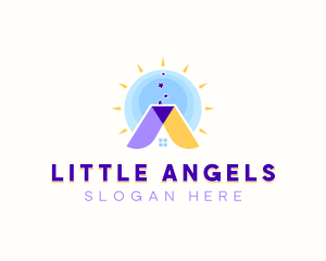 Childcare Preschool Kindergarten logo design