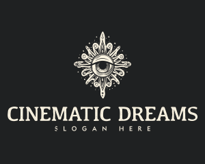 Bohemian Spiritual Eye logo design