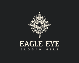 Bohemian Spiritual Eye logo design