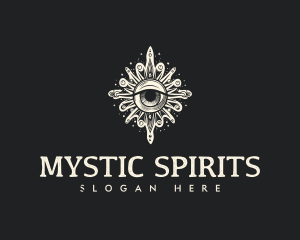 Bohemian Spiritual Eye logo design